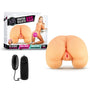 X5 Vibrating Realistic Ass Dual Entry Masturbator Beige - Royal Sins