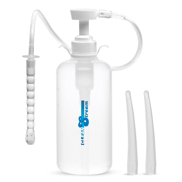 XL Enema Bottle with 3 Attachements - Royal Sins