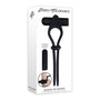 Zero Tolerance Black Tie Affair Rechargeable Silicone Cock Tie Cockring Black - Royal Sins