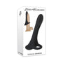 Zero Tolerance Cock Armor Rechargeable Vibrating Silicone Cock Sheath Black - Royal Sins