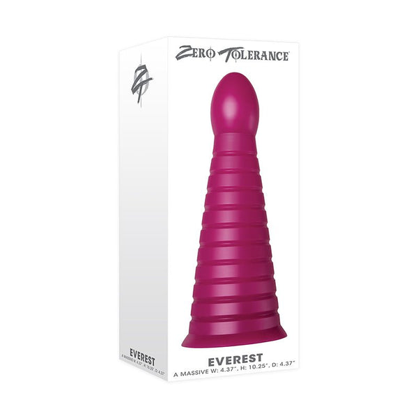 Zero Tolerance Everest Advanced Cone - Shaped Anal Plug Burgundy - Royal Sins