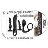 Zero Tolerance Intro To Prostate Kit 4 - Piece Anal Play Set With DVD - Royal Sins
