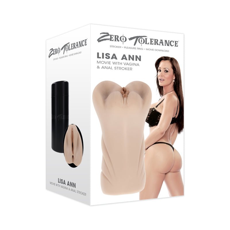 Zero Tolerance Lisa Ann Movie with Vagina & Anal Stroker Light - Royal Sins
