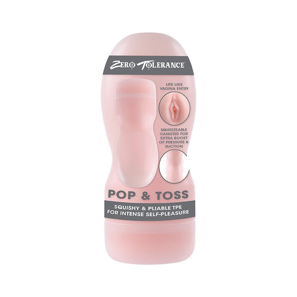Zero Tolerance Pop & Toss Squeezable Stroker - Royal Sins