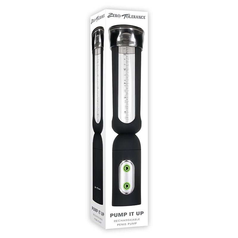 Zero Tolerance Pump It Up Rechargeable Penis Pump Black - Royal Sins