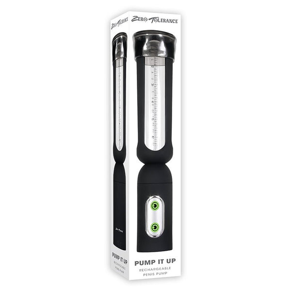 Zero Tolerance Pump It Up Rechargeable Penis Pump Black - Royal Sins