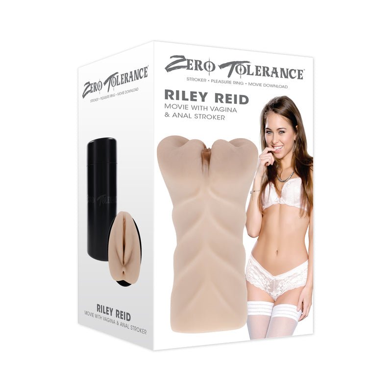 Zero Tolerance Riley Reid Movie with Vagina & Anal Stroker Light - Royal Sins