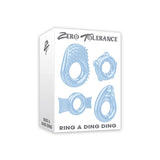 Zero Tolerance Ring A Ding Ding 4 - Piece Cockring Set Blue - Royal Sins