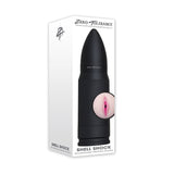 Zero Tolerance Shell Shock Rechargeable Bullet - Shaped Vibrating Vagina Stroker Black - Royal Sins