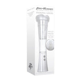 Zero Tolerance Sucking Good Rechargeable Vibrating Vacuum Pump Stroker Clear/White - Royal Sins