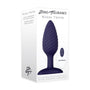 Zero Tolerance Wicked Twister Textured Vibrating Silicone Anal Plug Purple - Royal Sins